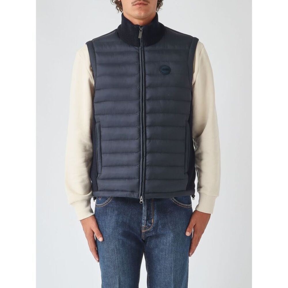 Colmar Men Colmar Men's Quilted Polyester Padded Gilet With Turtleneck